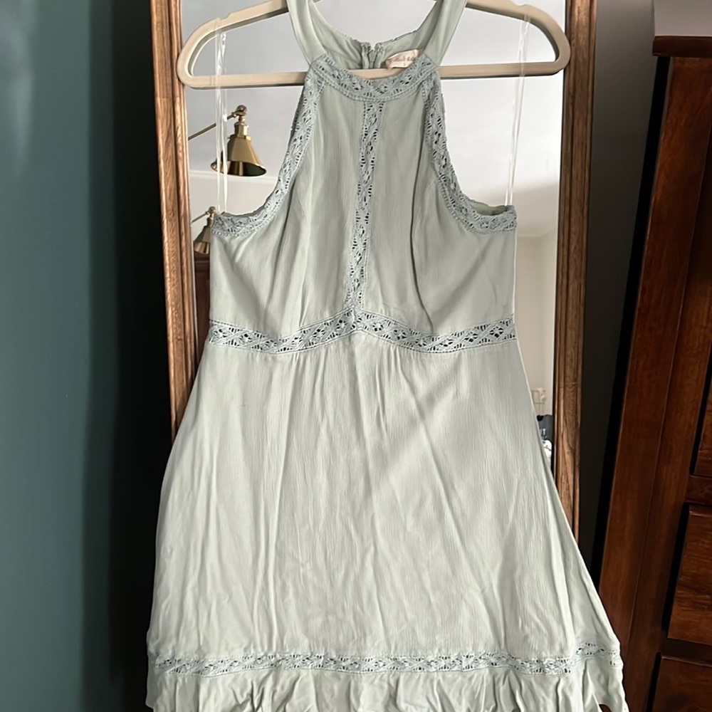 NWT Boho sage green dress